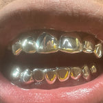 8 Piece Silver Grillz 