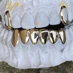 Men's 6 Piece Gold Grill